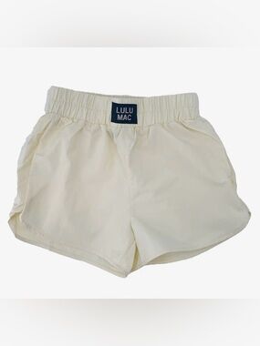 Lulu Mac Youth 1000 White Athletic Shorts
